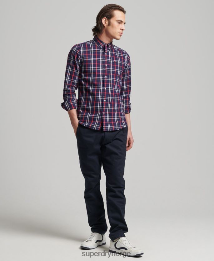 Superdry marinen klær 86P46D6487 offiserer slim chino bukser menn
