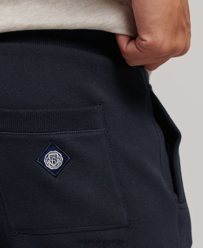 Superdry marinen klær 86P46D6496 college-logo slim fit joggebukser med mansjett menn