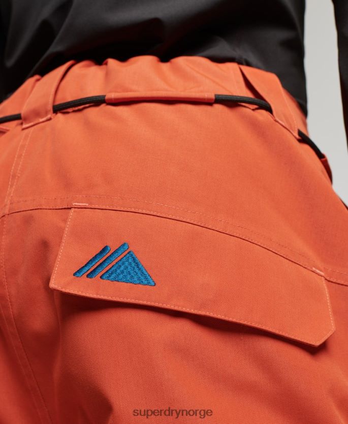 Superdry oransje klær 86P46D1378 ski ultimate redningsbukser menn