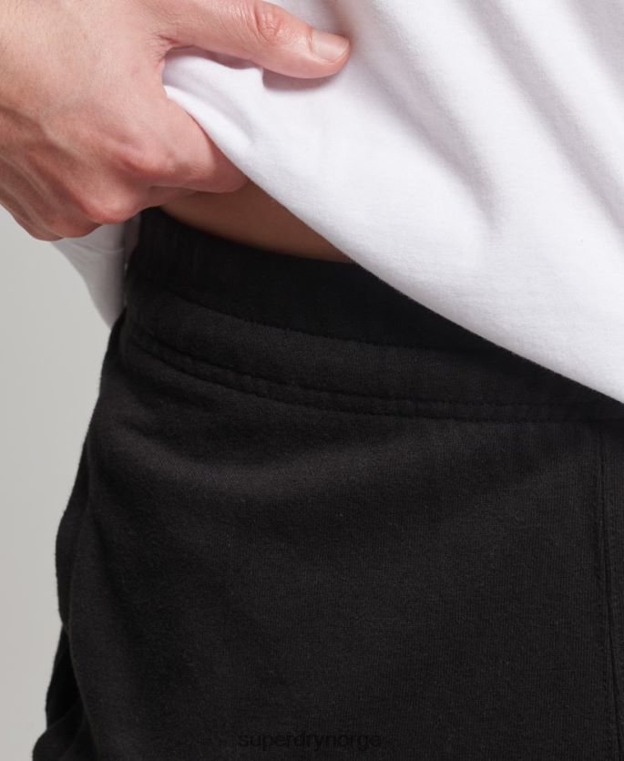Superdry svart klær 86P46D6377 kode kjernesport joggere menn