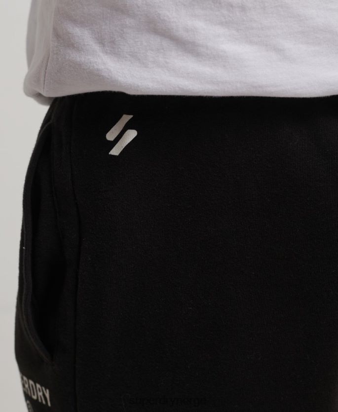 Superdry svart klær 86P46D6377 kode kjernesport joggere menn