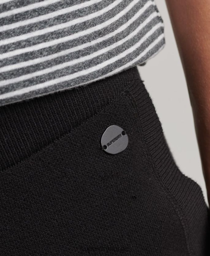 Superdry svart klær 86P46D6480 organisk bomull studios essensielle joggere menn