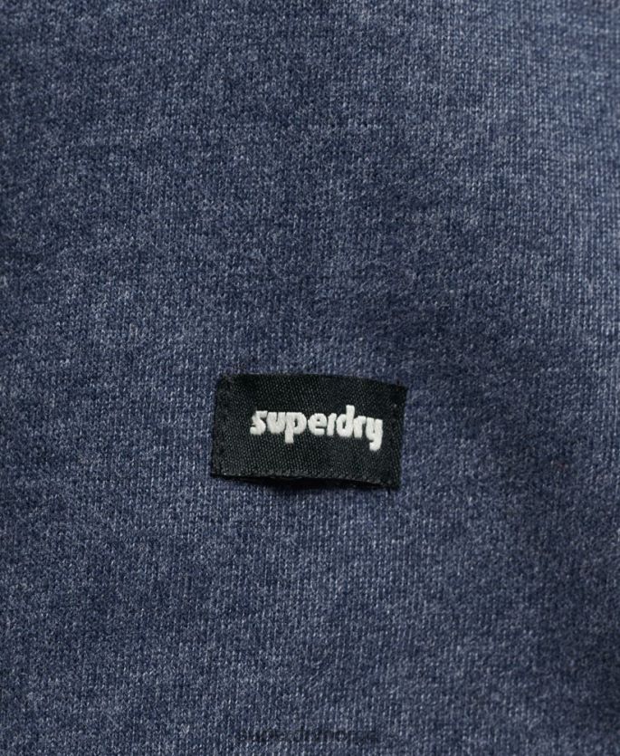 Superdry blå klær 86P46D651 vintage retro hettegenser menn