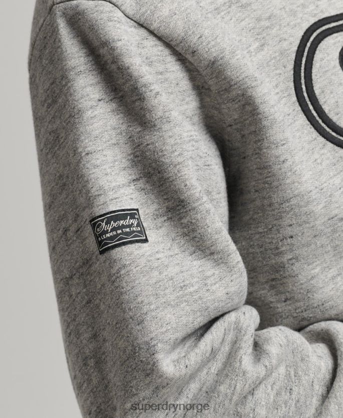 Superdry grå klær 86P46D5058 vintage spill på 90-talls logogenser menn