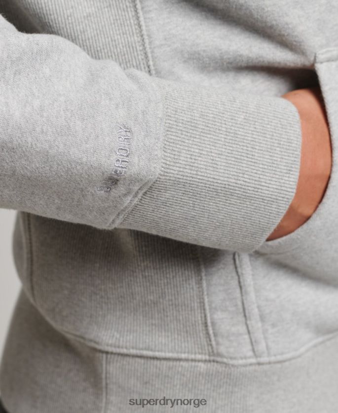 Superdry grå klær 86P46D5118 sport logo club hettegenser menn