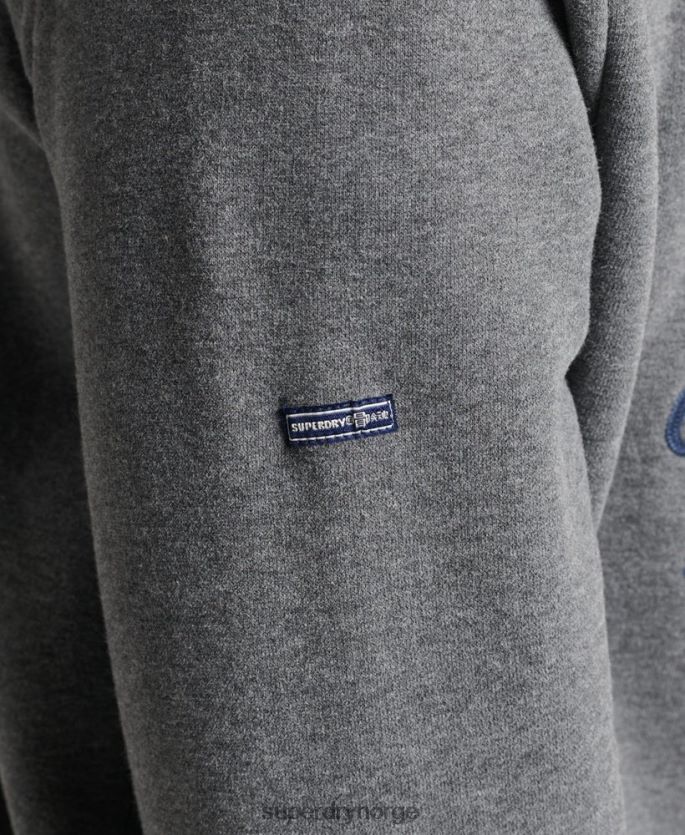 Superdry grå klær 86P46D5158 stylet og laget hettegenser menn