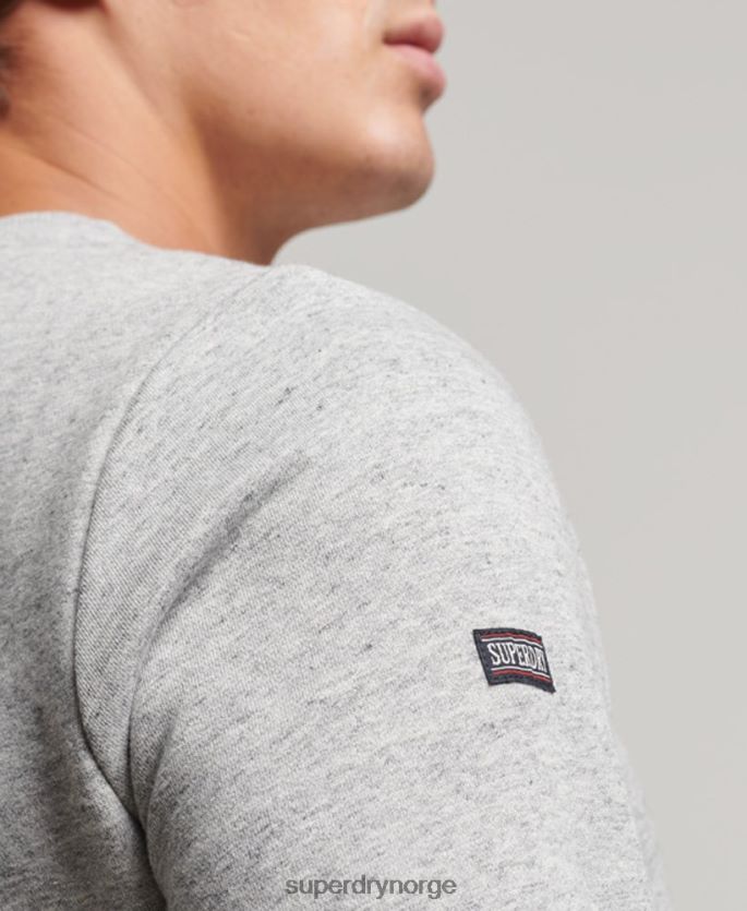 Superdry grå klær 86P46D687 vintage gym atletisk genser menn