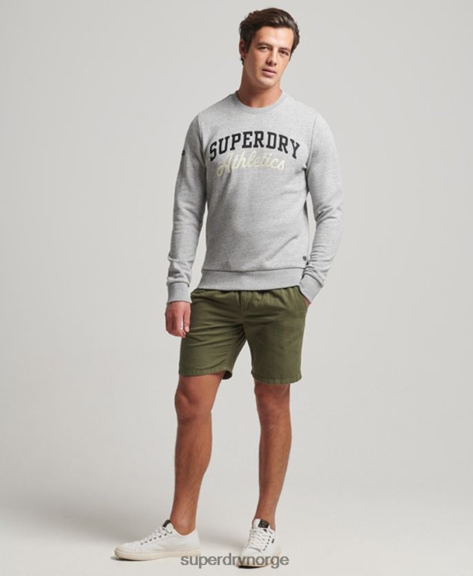 Superdry grå klær 86P46D687 vintage gym atletisk genser menn