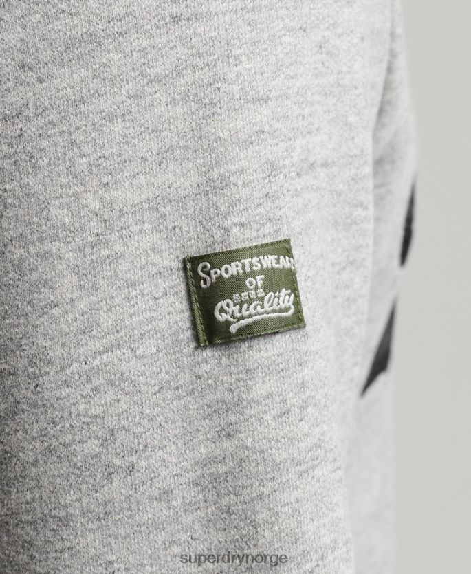 Superdry grå klær 86P46D858 vintage logo collage mannskap menn