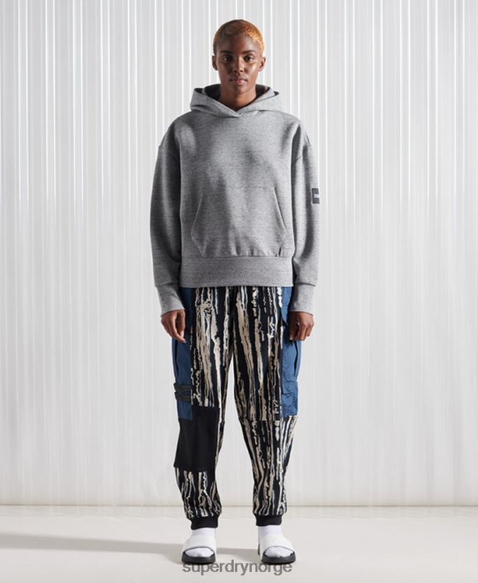 Superdry grå klær 86P46D874 limited edition sdx box drop hettegenser menn