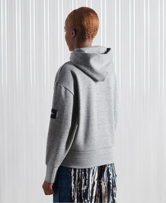 Superdry grå klær 86P46D874 limited edition sdx box drop hettegenser menn