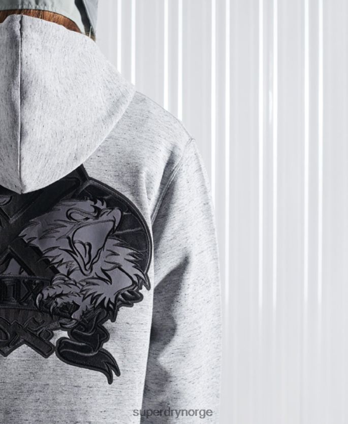 Superdry grå klær 86P46D875 limited edition sdx nyc hettegenser menn