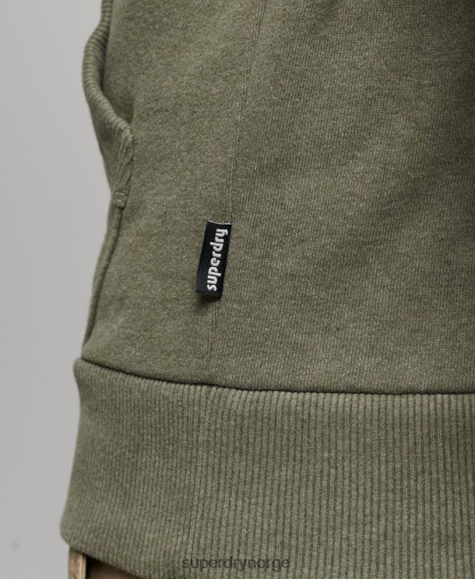 Superdry grønn klær 86P46D467 flott utendørs hettegenser menn