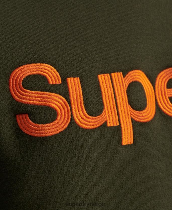 Superdry grønn klær 86P46D5149 vintage klassisk crew sweatshirt menn