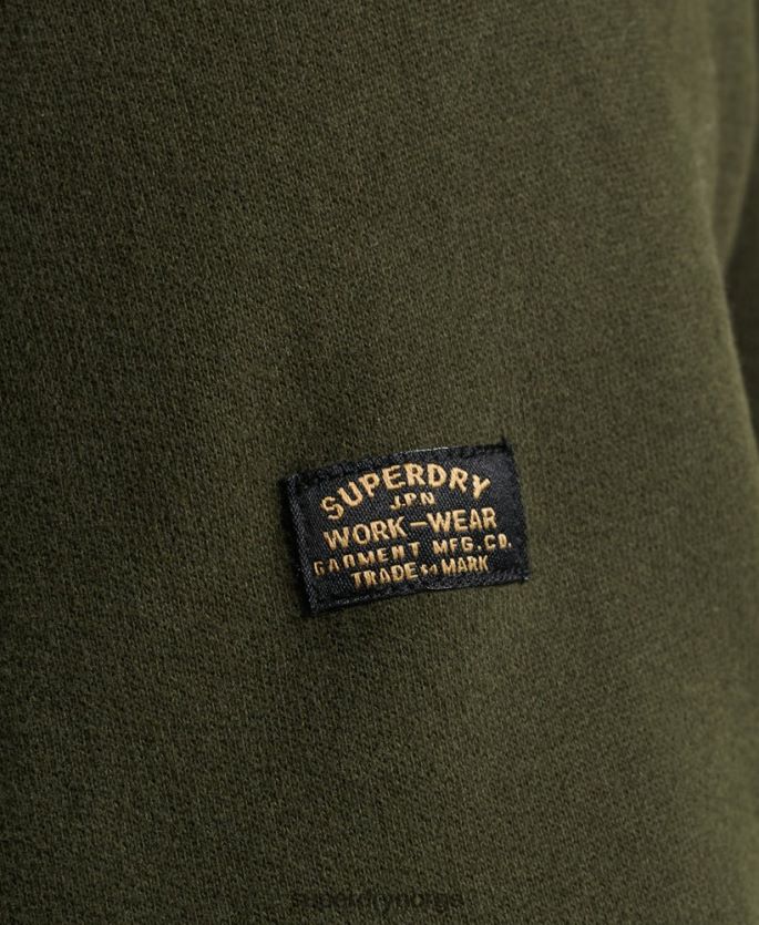 Superdry grønn klær 86P46D5149 vintage klassisk crew sweatshirt menn