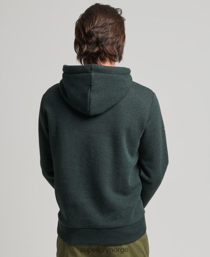 Superdry grønn klær 86P46D5212 spillested tonal hettegenser menn