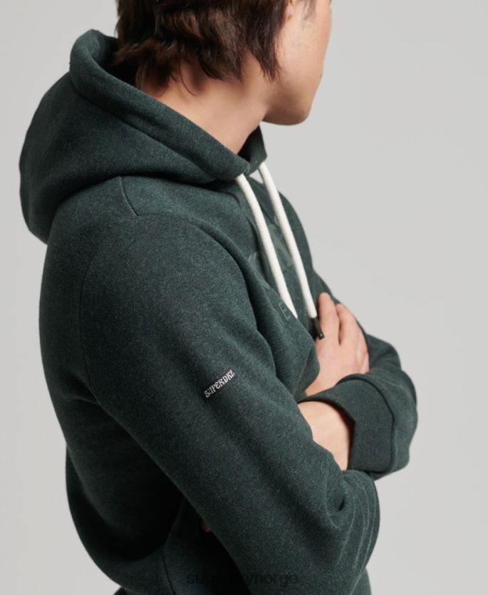 Superdry grønn klær 86P46D5212 spillested tonal hettegenser menn