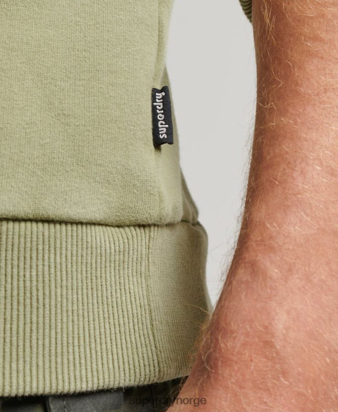 Superdry grønn klær 86P46D736 vintage cooper classic crew sweatshirt menn