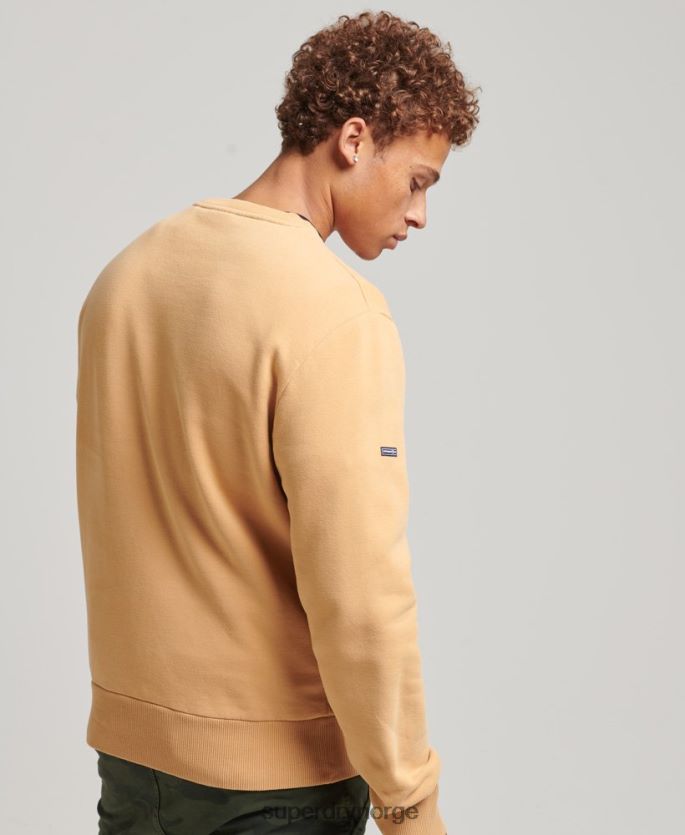Superdry gul klær 86P46D4994 cooper nostalgi crew sweatshirt menn