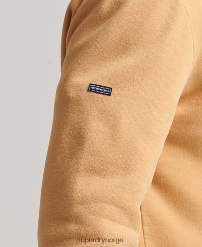 Superdry gul klær 86P46D4994 cooper nostalgi crew sweatshirt menn