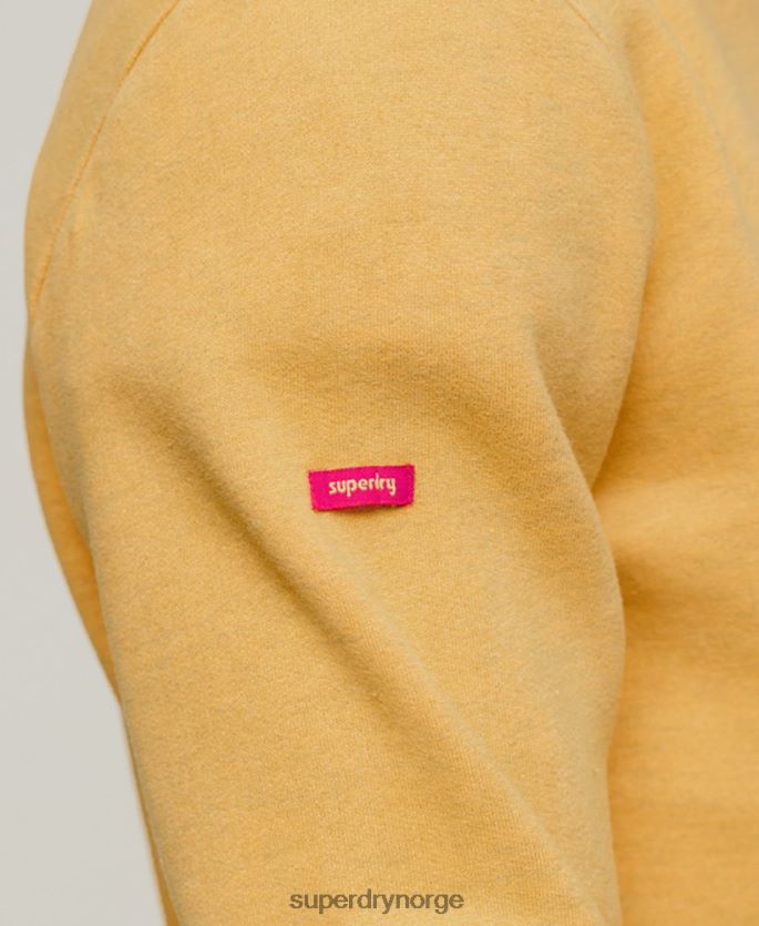 Superdry gul klær 86P46D606 vintage sweatshirt for souvenirer fra byen menn