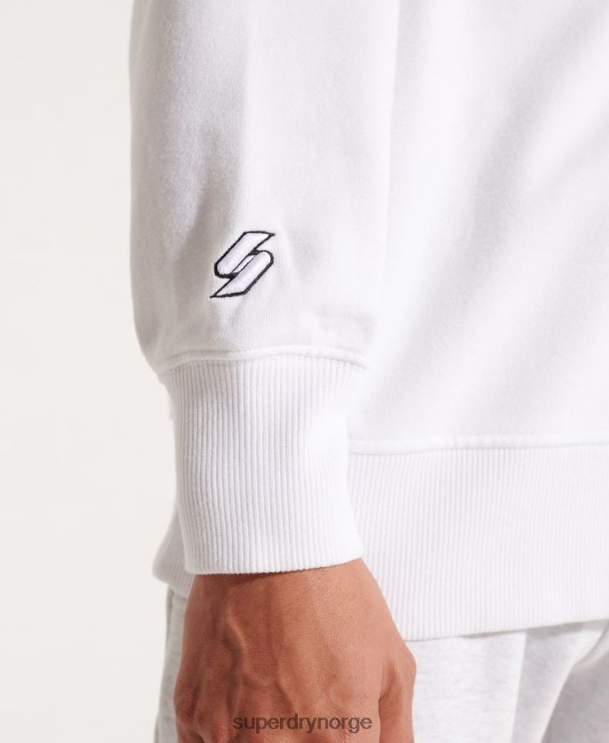Superdry hvit klær 86P46D5036 genser for uavhengig mannskap menn