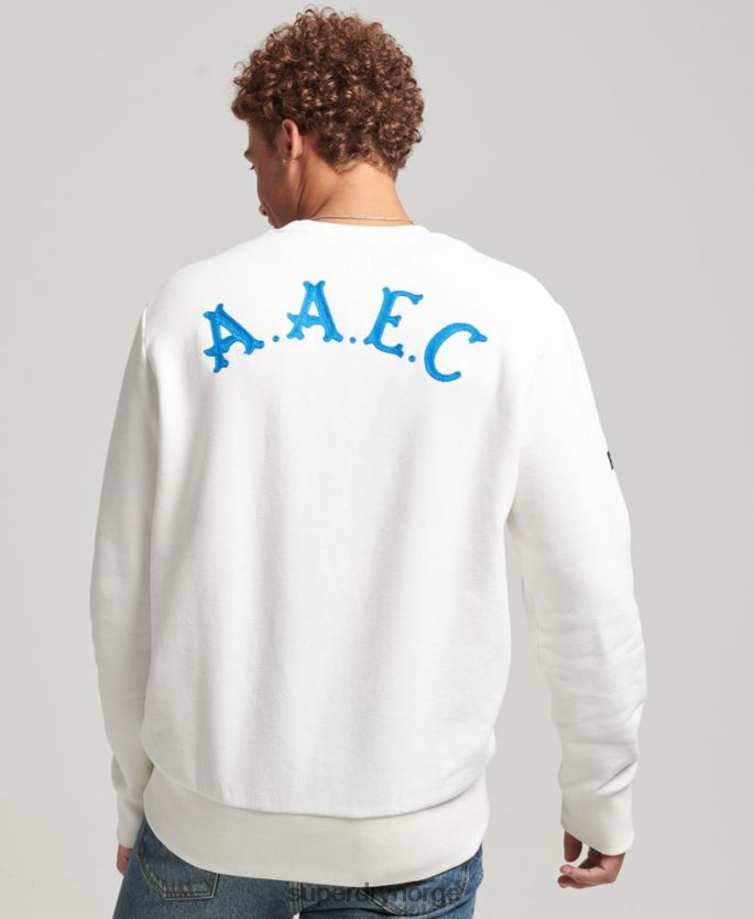 Superdry krem klær 86P46D5090 vintage collegiate crew sweatshirt menn