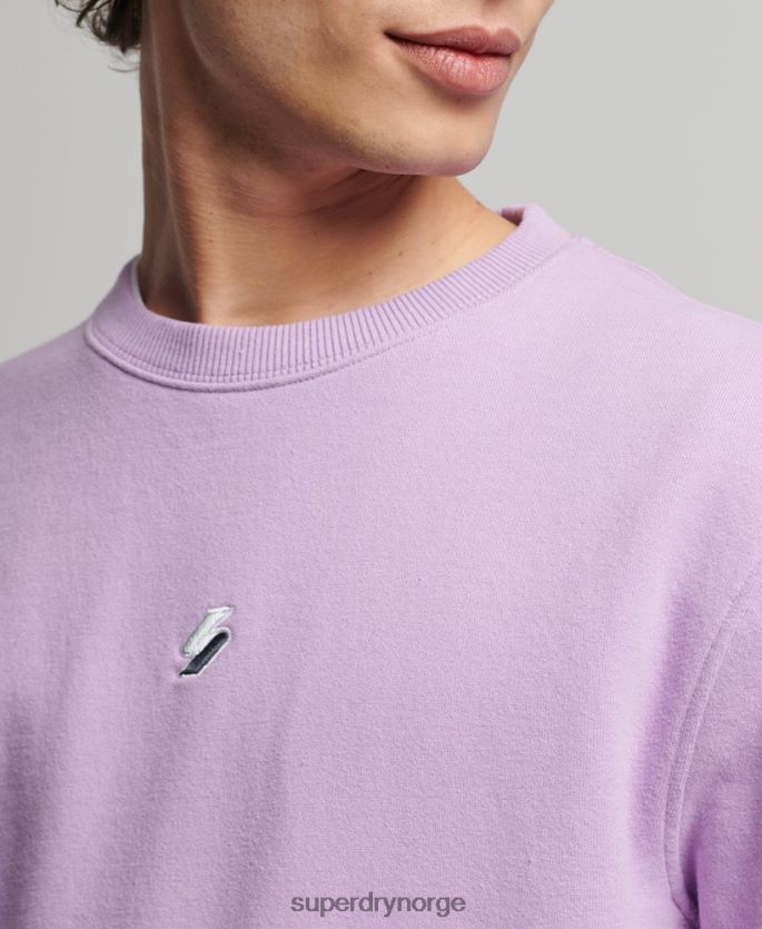 Superdry lilla klær 86P46D3459 kode lineær genser for løs mannskap menn
