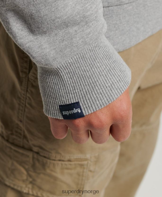 Superdry lysegrå klær 86P46D578 vintage skyggemannskap menn