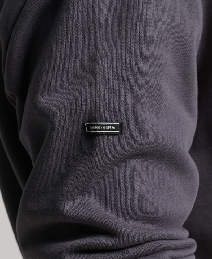 Superdry mørk grå klær 86P46D5111 genser for psych rock crew menn