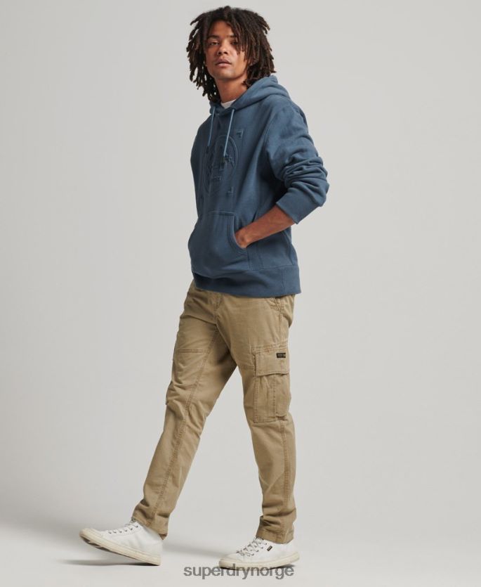 Superdry mørke blå klær 86P46D717 xp-d grafisk løs crew hettegenser menn