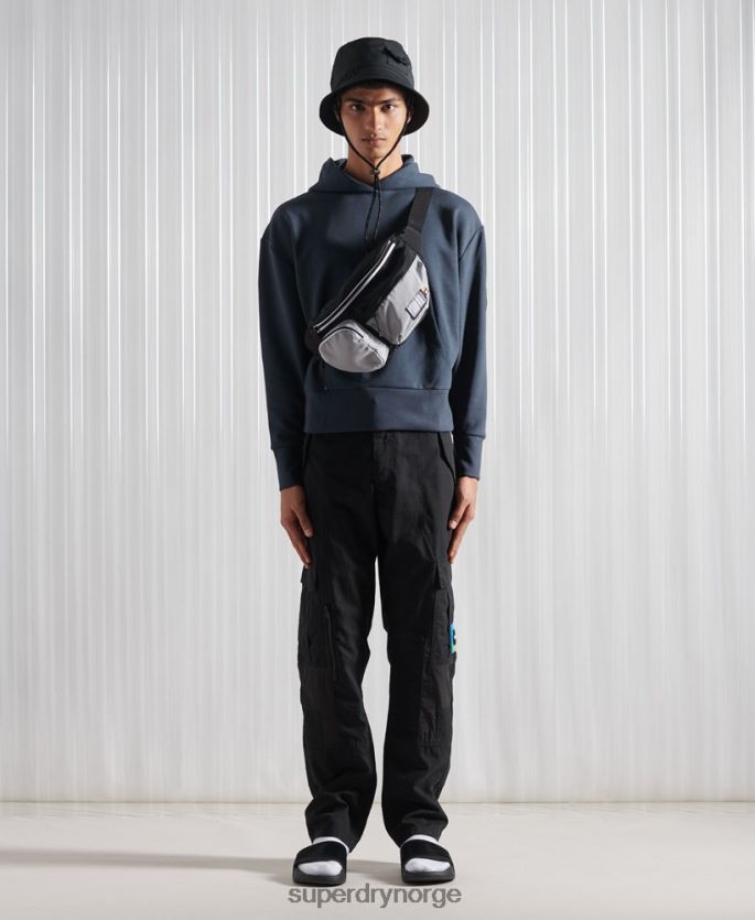 Superdry mørke blå klær 86P46D896 limited edition sdx box drop hettegenser menn