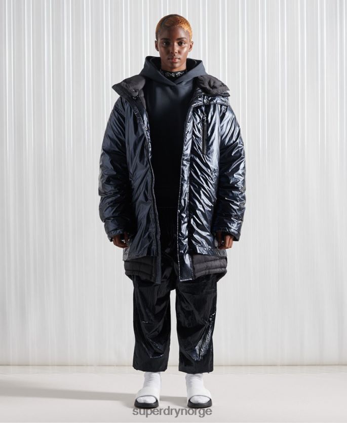 Superdry mørke blå klær 86P46D896 limited edition sdx box drop hettegenser menn