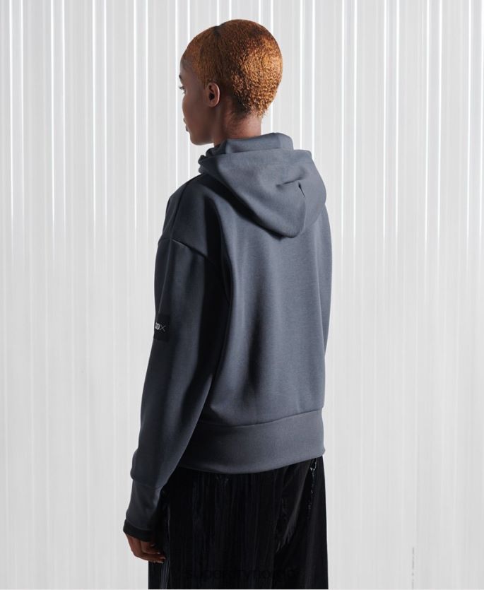 Superdry mørke blå klær 86P46D896 limited edition sdx box drop hettegenser menn