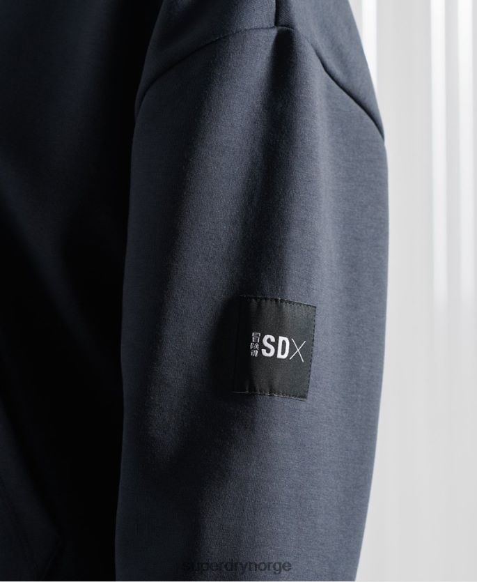 Superdry mørke blå klær 86P46D896 limited edition sdx box drop hettegenser menn
