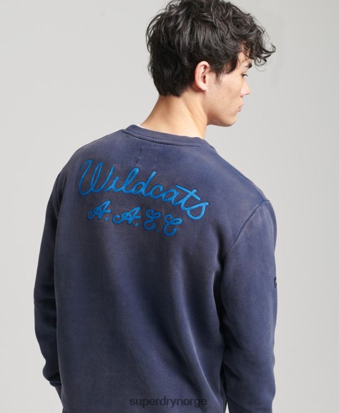 Superdry marinen klær 86P46D5039 vintage collegiate crew sweatshirt menn