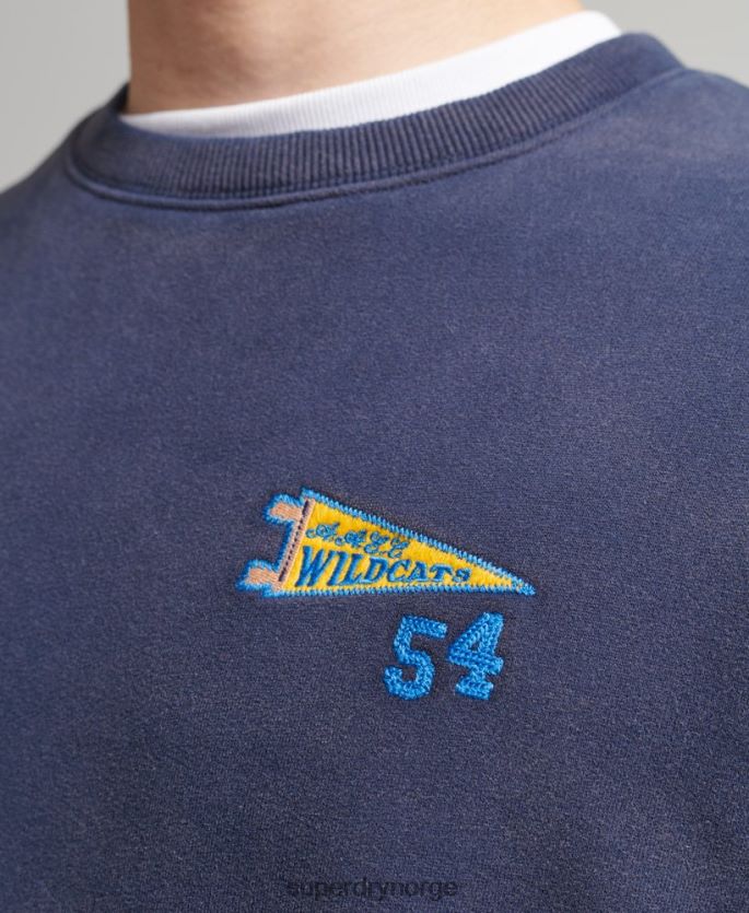 Superdry marinen klær 86P46D5039 vintage collegiate crew sweatshirt menn