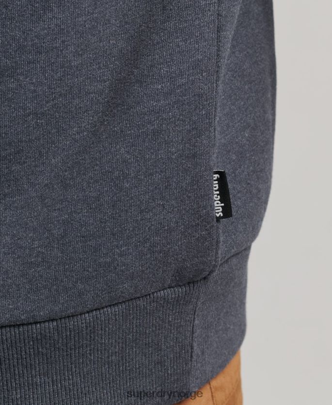 Superdry marinen klær 86P46D510 reise klistremerke crew sweatshirt menn
