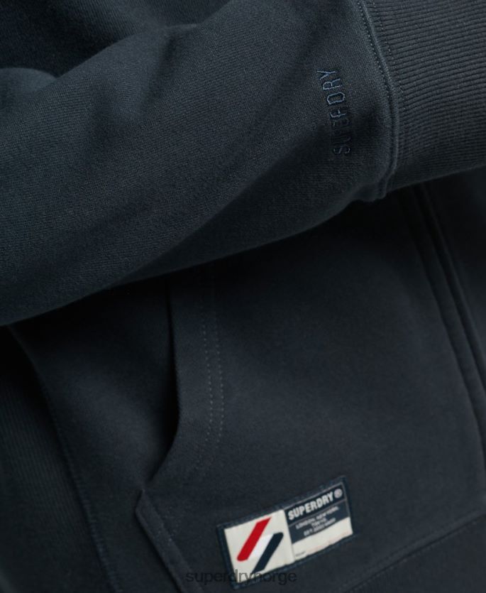 Superdry marinen klær 86P46D5147 kode essensiell hettegenser med zip menn