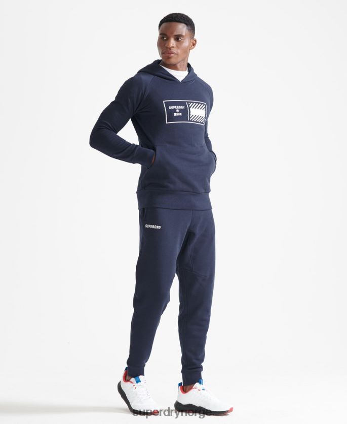 Superdry marinen klær 86P46D5197 train core hettegenser menn