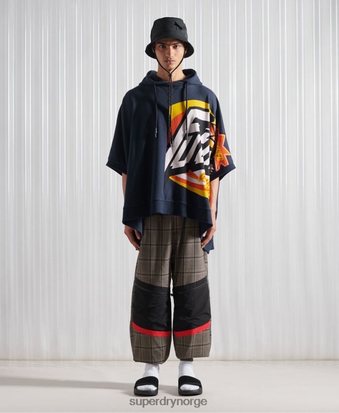 Superdry marinen klær 86P46D5233 limited edition sdx rex fit hettegenser menn