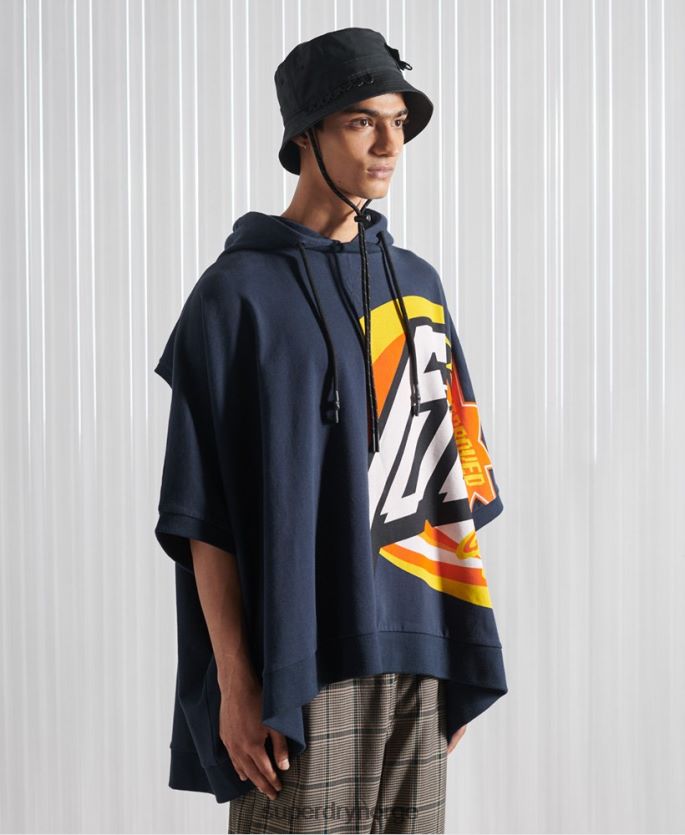 Superdry marinen klær 86P46D5233 limited edition sdx rex fit hettegenser menn