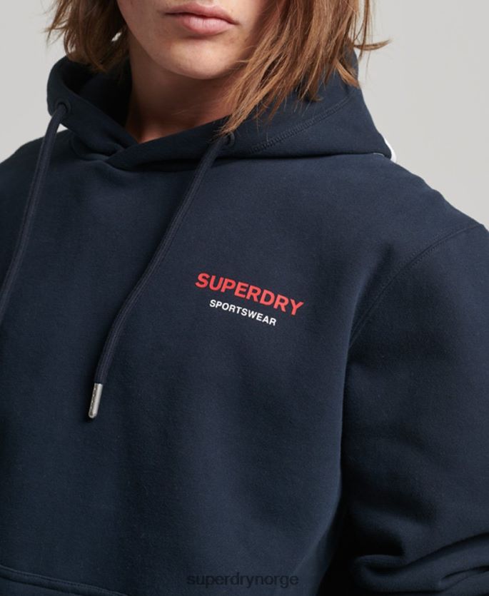 Superdry marinen klær 86P46D541 kode hettegenser for sportsklær menn