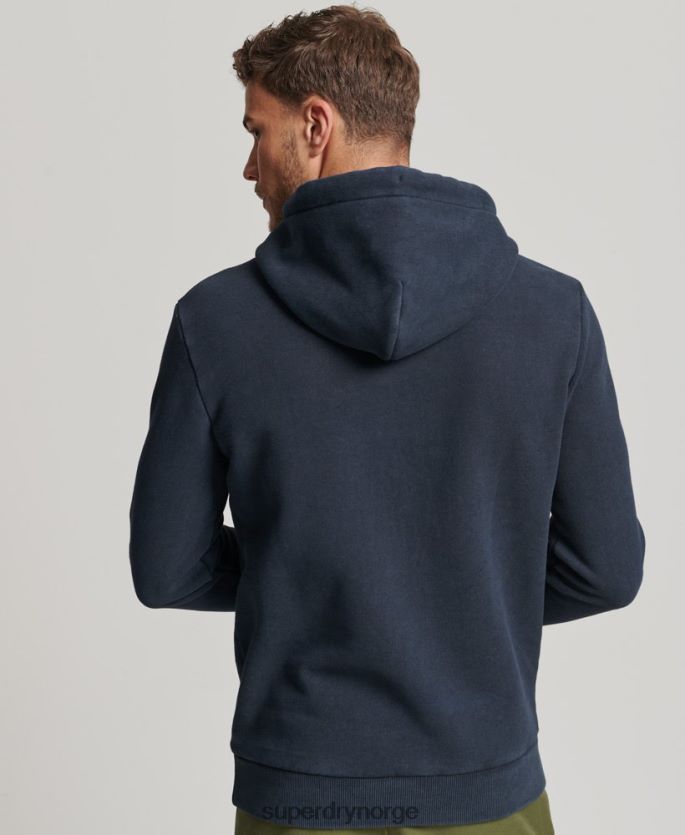 Superdry marinen klær 86P46D568 vintage logo-fortelling hettegenser menn