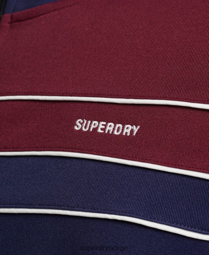 Superdry marinen klær 86P46D834 vintage glidelås-topp menn