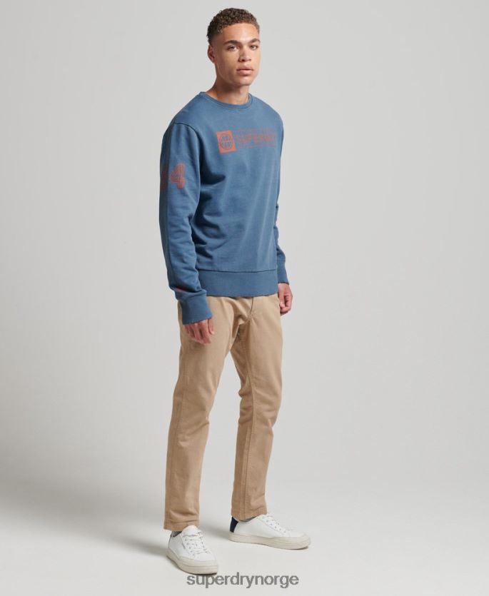 Superdry marinen klær 86P46D881 genser for atletisk klubbmannskap menn