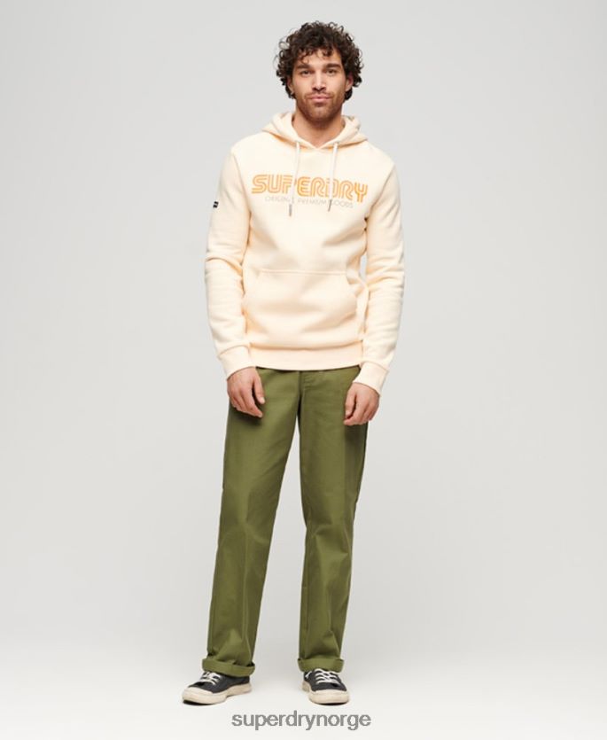 Superdry naken klær 86P46D90 vintage retro hettegenser menn