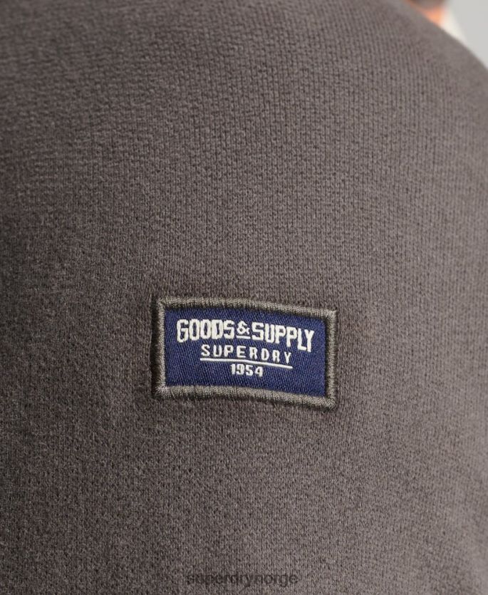 Superdry oransje klær 86P46D832 vintage logo amerikansk klassiker raglan hettegenser menn