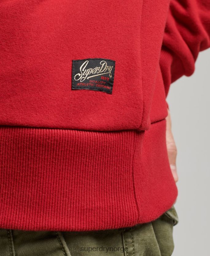 Superdry rød klær 86P46D549 vintage collegiate crew sweatshirt menn