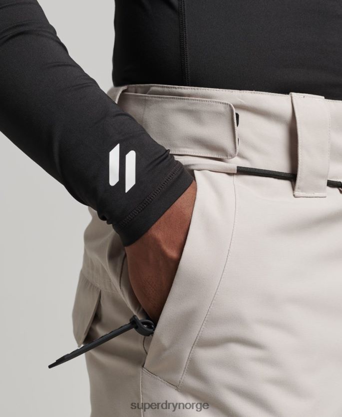 Superdry svart klær 86P46D1373 halv glidelås baselag topp menn